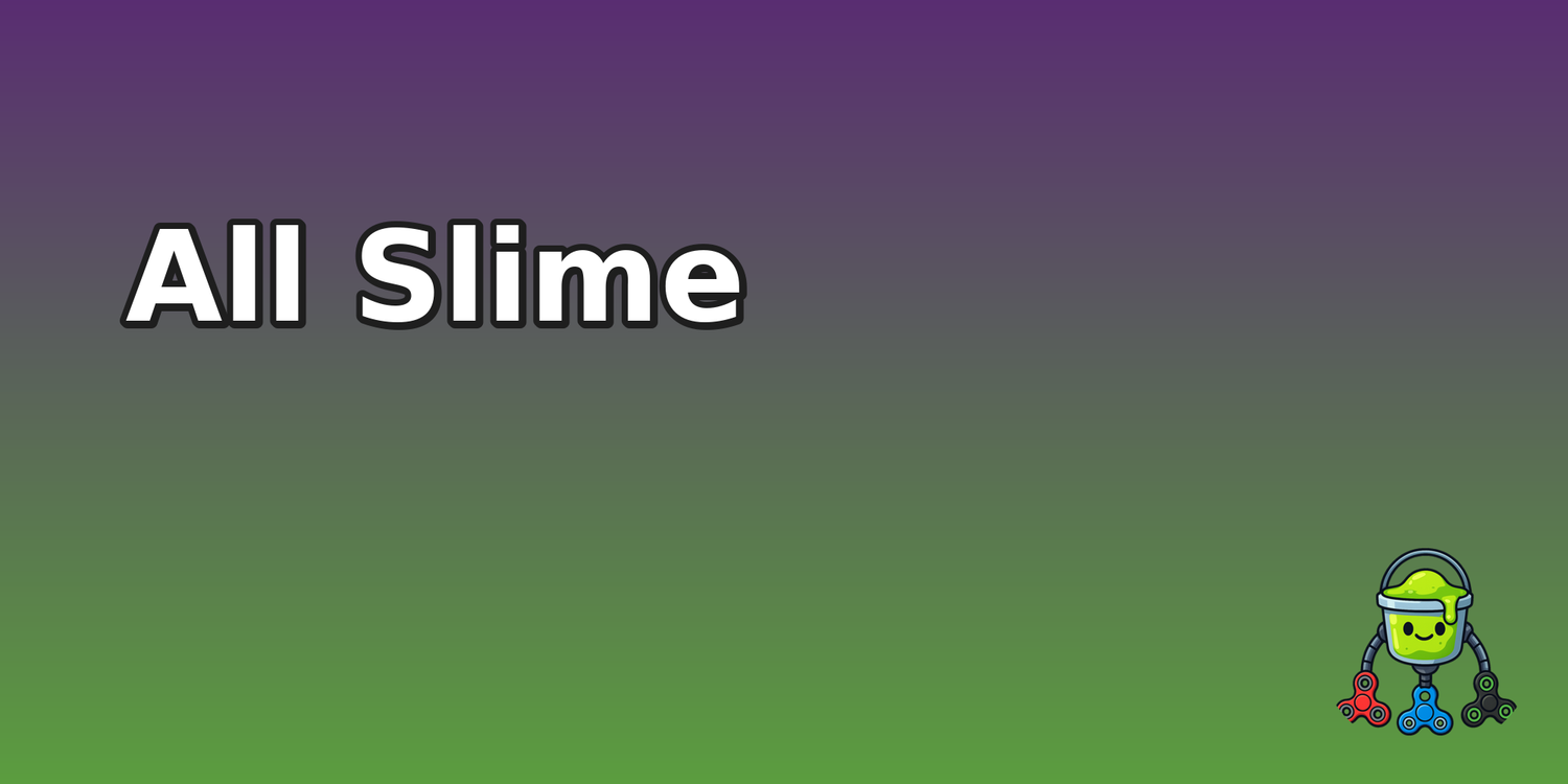 All Slime – Foam, Butter, Clear, Crunchy & More! | Slime Zone