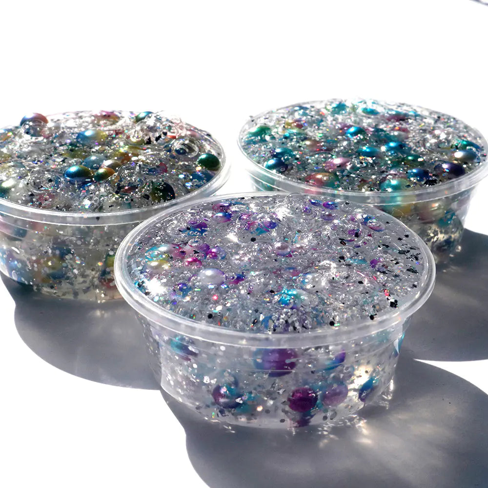 Mermaid Pearl Crystal Slime – Glittery Ocean-Inspired Slime