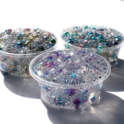 Mermaid Pearl Crystal Slime – Glittery Ocean-Inspired Slime