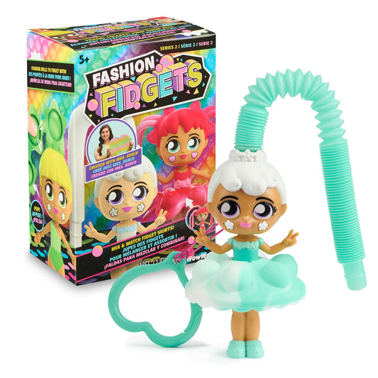 Fashion Fidgets Doll – Sensory Toy Doll with 10+ Fidget Features 2-pack