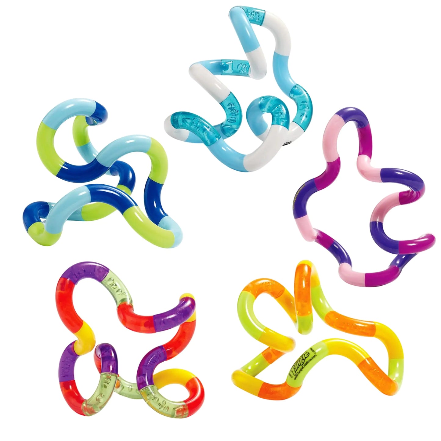 Tangle Jr. Classic – 5-Pack Twisty Fidget Toys