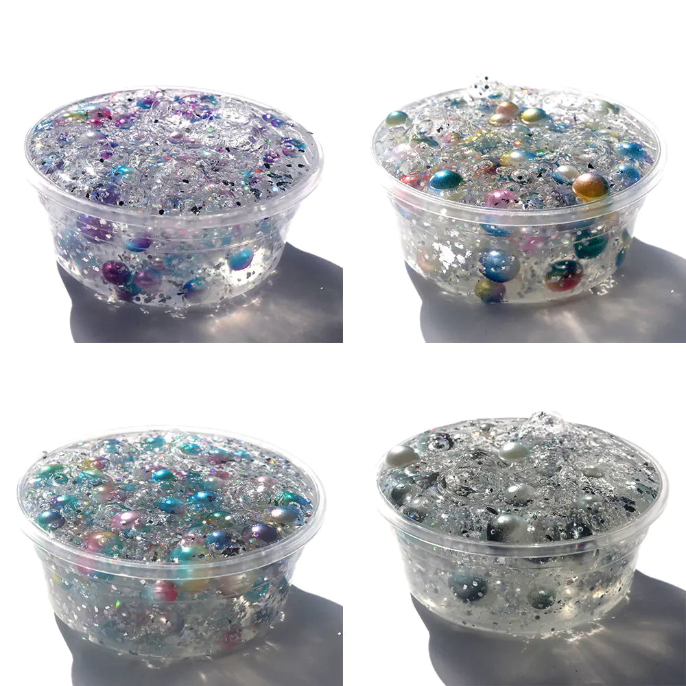 Mermaid Pearl Crystal Slime – Glittery Ocean-Inspired Slime