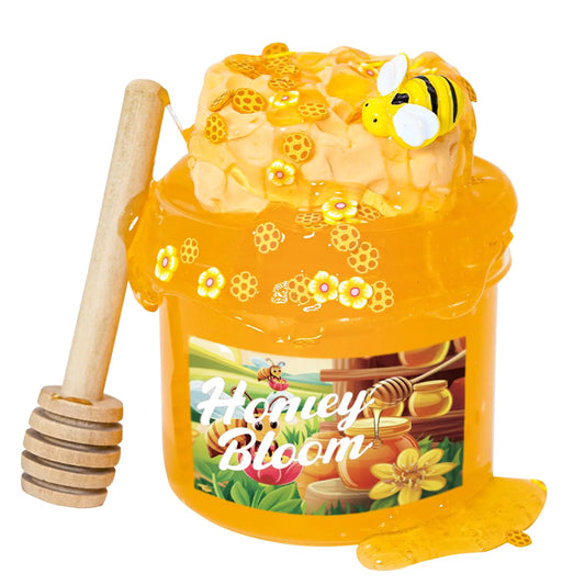 Honey Bloom Clay Jelly Slime – 7oz ASMR Slime with Bee Charm